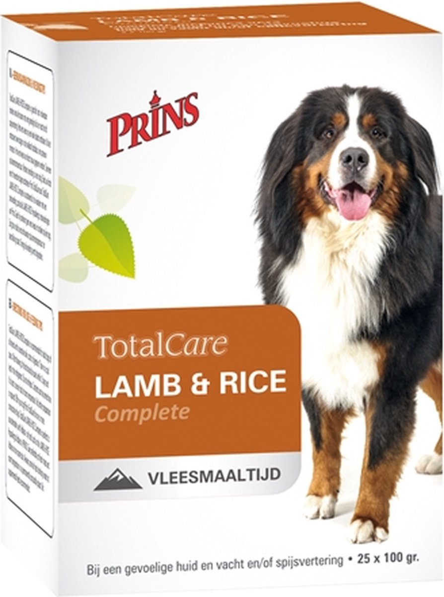 Prins TotalCare Complete - Hondenvoer - Lam - Rijst - 2,5 kg
