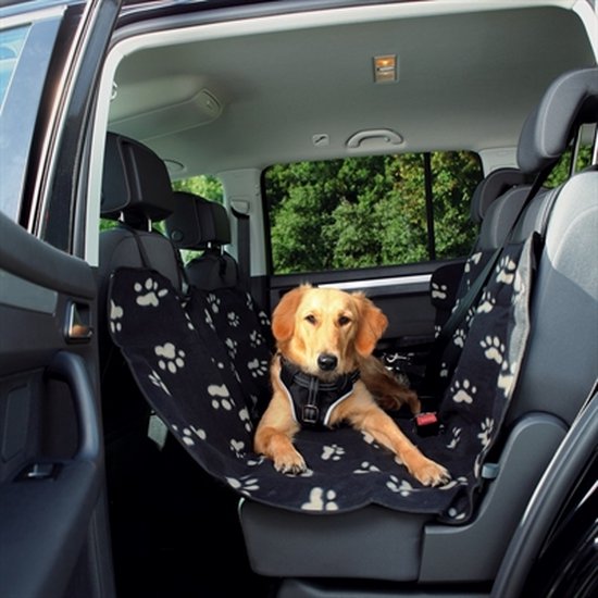 Trixie TRIXIE Housse de siège auto pour chiens 65 x 145 cm Noir et beige 