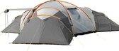 Skandika Turin Tent – Tenten – Familietent - Campingtent – Voor 12 personen – Koepeltent – Muggengaas – 3 slaapcabines - 200 cm stahoogte – Stalen stangen – 3000 mm waterkolom – Outdoor, Camp