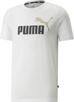 PUMA Essentials+ 2 Col Logo Heren T-Shirt - Maat S