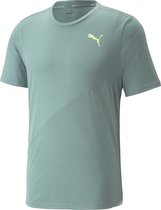 PUMA Train Logo Sportshirt Heren - Maat S