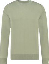Purewhite -  Heren Regular Fit    Trui  - Groen - Maat L