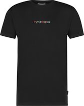 Purewhite -  Heren Regular Fit    T-shirt  - Zwart - Maat XXL