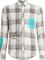 Purewhite -  Heren Slim Fit    Overhemd  - Wit - Maat S