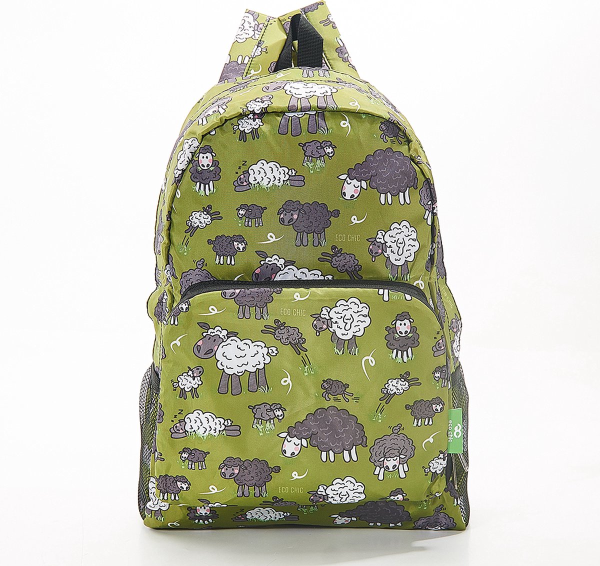 Eco Chic - Backpack - B26GN - Green - Sheep*