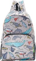 Eco Chic - Backpack - B12GY - Grey - Sea Creatures*