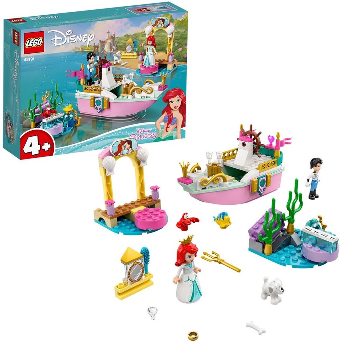 LEGO Disney Princess 4+ Ariels Feestboot - 43191 | bol