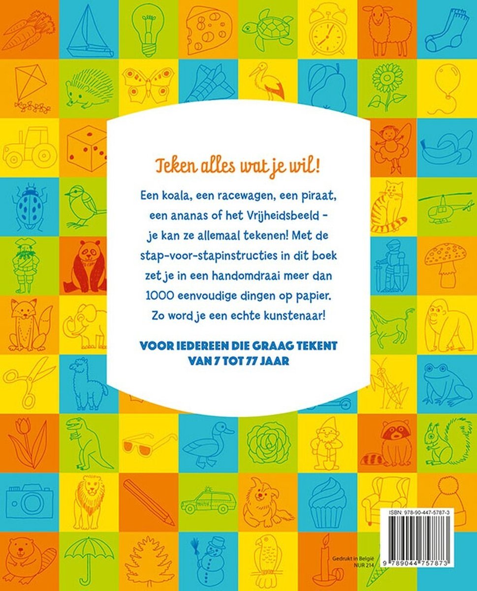 Ik kan 1000 dingen tekenen - back cover