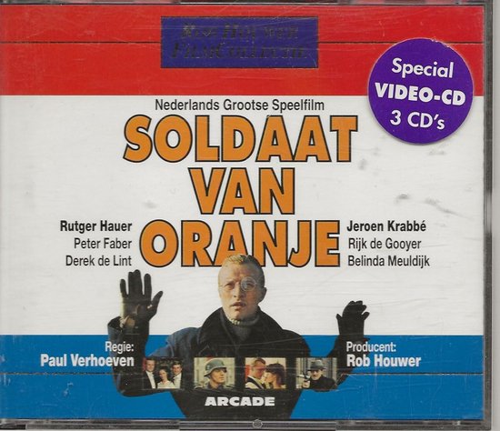 Soldaat van Oranje: Nederlands Grote Speelfilm, met Rutger Hauer. Speciale VIDEO-CD, 3 CD's.