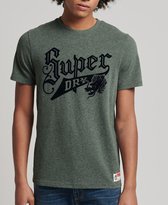Superdry Heren tshirt Vintage Collegiate T-shirt met geschreven tekst
