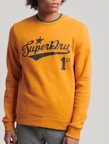 Superdry Heren Trui Vintage Collegiate Sweatshirt met ronde hals en geschreven opdruk