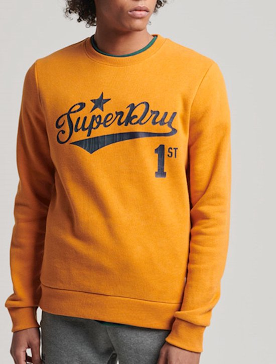 Perseus Eenheid verkoper Superdry Heren Trui Vintage Collegiate Sweatshirt met ronde hals en  geschreven opdruk | bol.com