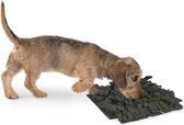 Snuffelmat - Snackmat Snuffeldeken - Grijs  30cm x 40cm x 8cm
