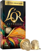 L'or koffiecups - Espresso - Arabica Nyika - Limited creations - Zambia - handpicked koffie cups - 10 capsules