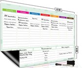 Brute Strength - Magnetisch Weekplanner whiteboard (20) - 53 x 34 cm - Planbord - Familieplanner - Gezinsplanner - To Do Planner