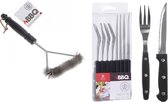 BBQ - bbq borstel - bbq bestek - borstel - bestek - barbecue