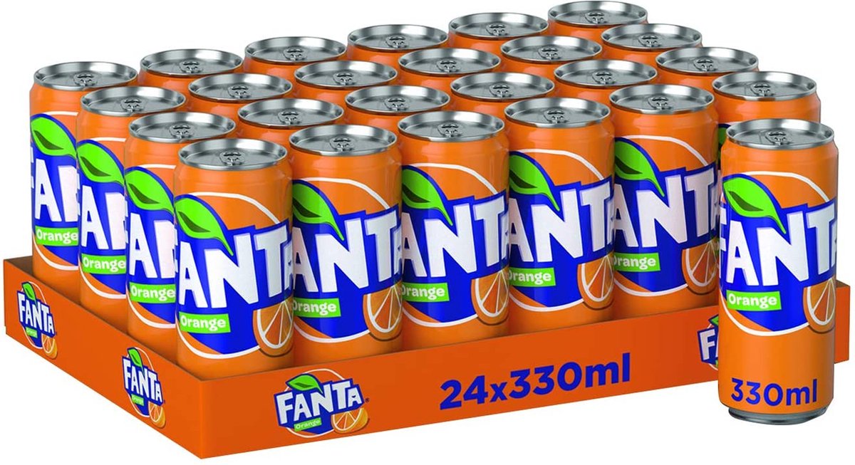 Fanta Orange - sleekcan - 24x33 cl - NL-EU