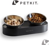 PETKIT® Fresh Nano Metal - Voerbak Kat - Ergonomisch - Verstelbare drinkbak – RVS