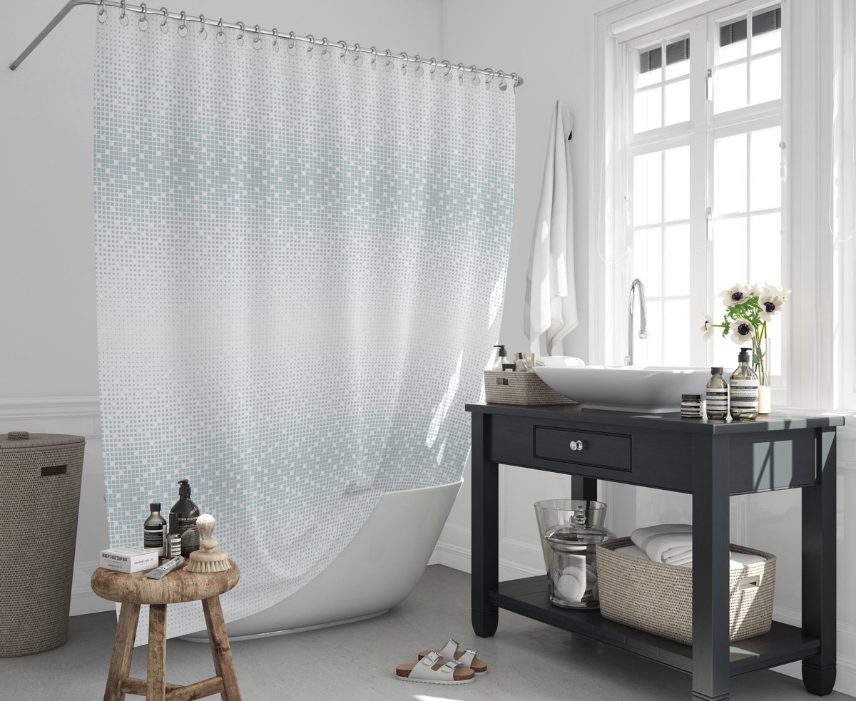 Zethome - Douchegordijn 180x200 cm - Polyester - Badkamer Gordijn - Shower Curtain - Waterdicht - Sneldrogend en Anti Schimmel -Wasbaar en Duurzaam - 1079