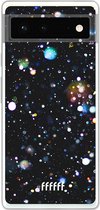 6F hoesje - geschikt voor Google Pixel 6 -  Transparant TPU Case - Galactic Bokeh #ffffff