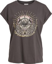 VILA VIJULIETTA WILD S/S T-SHIRT Dames T-Shirt - Maat S