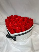 AG Luxurygifts rozen box - flower box - rozen - cadeau - valentijnsdag - soap roses - verassing - moederdag - liefde