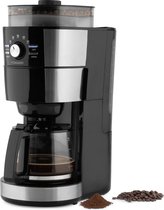 Tomado TGB1301S - Grind & Brew koffiezetapparaat - Filterkoffie - Koffiebonen -  1.25 L inhoud -  Zwart/RVS