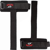 Happygetfit - Sport Polsbandjes voor gewichtheffen met premium gewatteerde polswraps ondersteuning, perfect voor deadlifting, pull-up, bar training, gym, gewichtheffen - verbetert