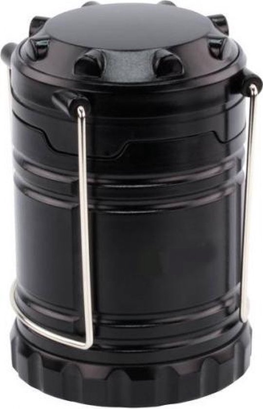 Luxe Camping Lantaarn - Fel - 2IN1 - Vlam Effect - Zwart - Campinglamp - Tentlamp van Luxe. — afbeelding 4