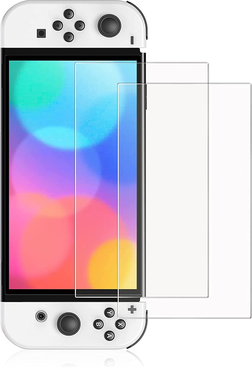 YONO Screen Protector Glas geschikt voor Nintendo Switch OLED - 2 Stuks