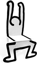 Standing Man Chair (White) by Keith Haring
