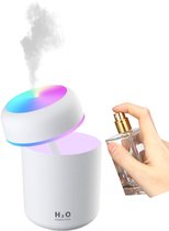 Cloudy parfumverspreider - huisparfums - autoparfum - aroma diffuser - luchtbevochtiger - wit