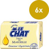 Le Chat Marseille Zeep blok - 6 x 100 gr