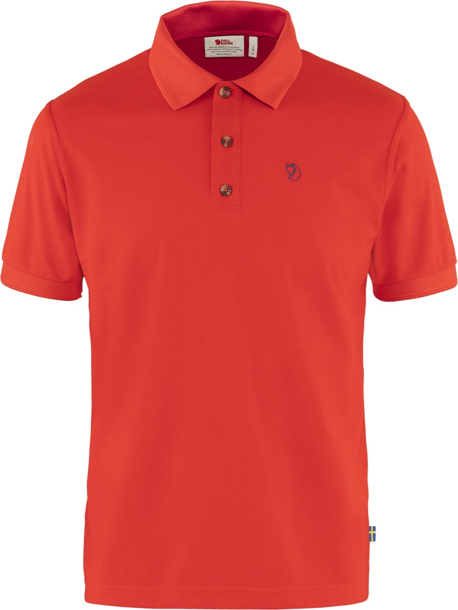 Fjallraven Crowley Pique Shirt Heren Outdoorshirt Rood