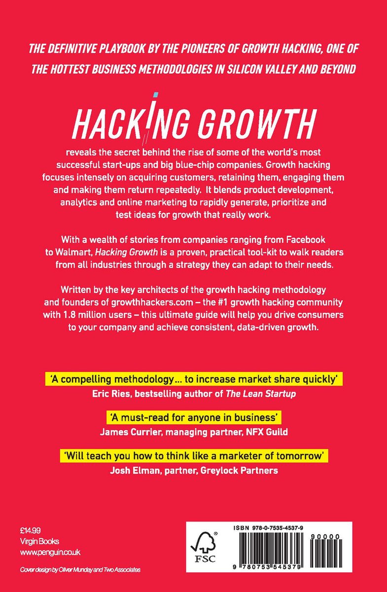 Hacking Growth - back cover