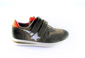 Clic sneaker CL-20334 Khaki velcro oranje-31