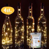 Bottle Light – Fairy Lights - Kamer Decoratie Tieners - Flesverlichting met Kurk – Lichtjes Slinger - Moederdag Sfeerlampjes – Flessen Lampjes - Romantische Verlichting - Kerstverl