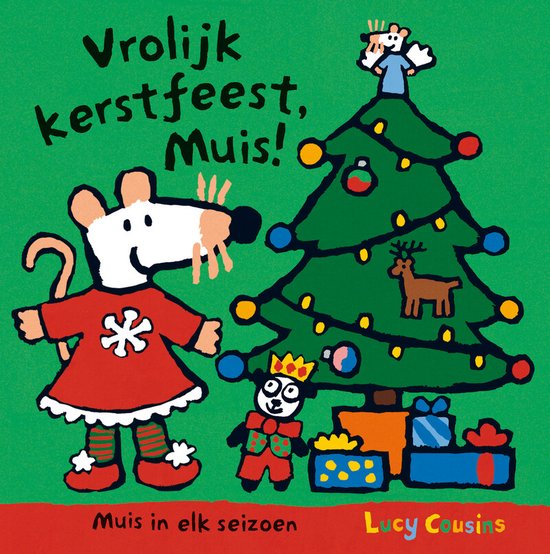 Cover van het boek 'Vrolijk kerstfeest, Muis!' van Lucy Cousins