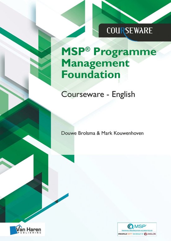 Courseware - MSP® Foundation Programme Management Coursewar ... - cover