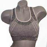 Sport bh maat S/M Extra comfort Grijs licht grijs