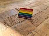 LGBTQ - Pin rechthoek (LGBTQIA+, pride, love, LHBTI+, LHBTIQA+, gay, trans, bi, lesbo, homo)
