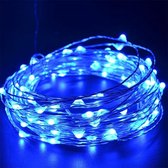 Gekleurde LED Haarlampjes Blauw (2 meter 20 LED) • Carnaval • Kerst • Trouwfeest • Warm Wit • Groen • Blauw • Wit • Rood • Roze • Multicolor • Paars