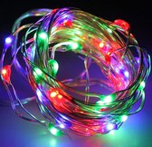 Gekleurde LED Haarlampjes Multicolor (2 meter 20 LED) • Carnaval • Kerst • Trouwfeest • Warm Wit • Groen • Blauw • Wit • Rood • Roze • Multicolor • Paars