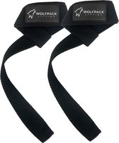 Wolfpack Lifting - Lifting Straps - Zwart/Wit