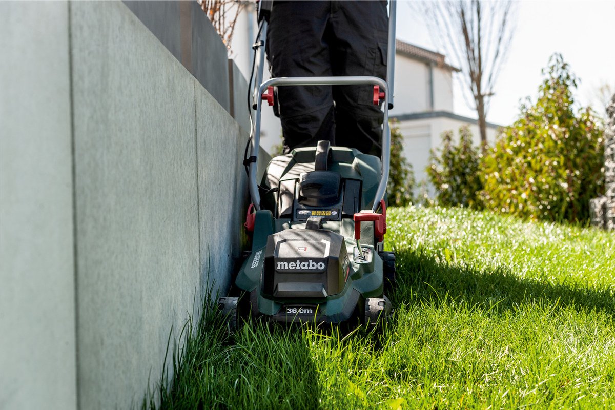 Metabo Tuinapparatuur - 26 V ACCU grasmaaier, 36 cm bereik, zonder accu, laders 601716850 thumbnail 6