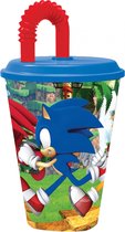 Sonic Beker met rietje - Bioscoop beker - BPA Vrij - 460 ml