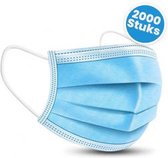 Xique 3 laags mondmaskers Family Pack 2000 Stuks - Blauw