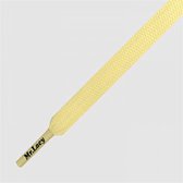 Schoenveter  lacy Pastels Yellow 120cm lang 7mm breed extra sterk