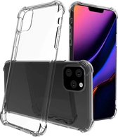 iPhone 12 Pro Max anti shock transparant TPU hoesje - iPhone - Apple - Bescherming - Hoesje - TPU - Doorzichtig - Bumpers - Telehoesje - Goedkoop - Kwaliteit - Stevig - Goed - Back