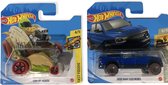 Hot Wheels - Auto's - HotWheels - Set van 2 - GRX26 - GRX68 - Van Mattel